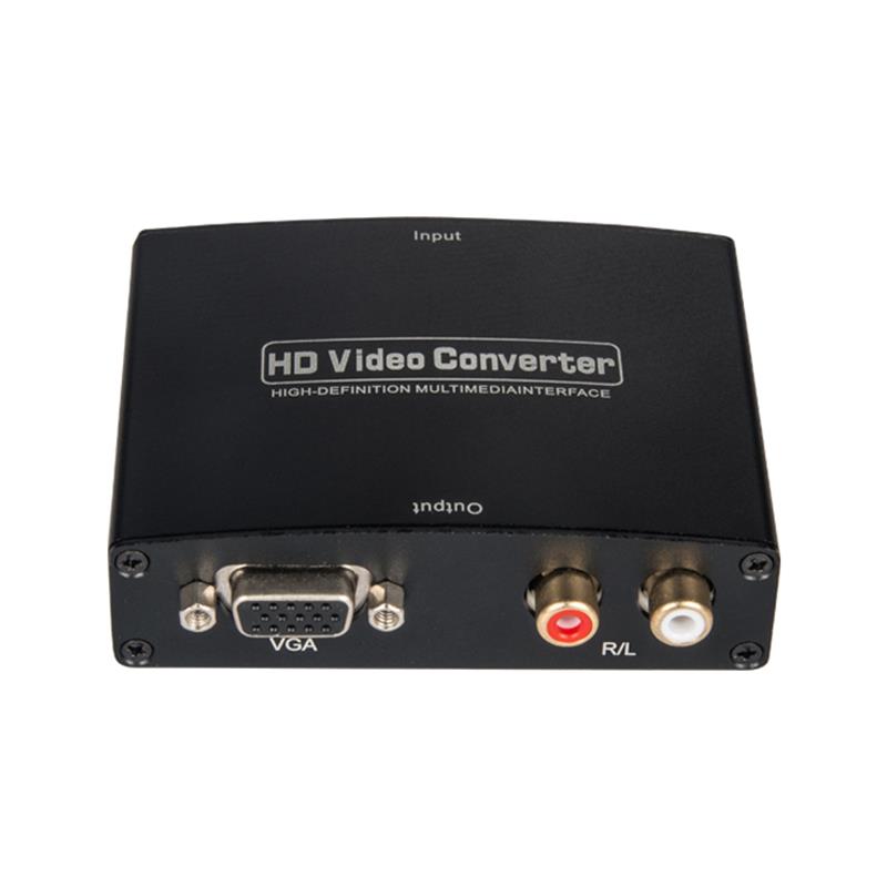 HDMI TO VGA + R \/ L AUDIOオーディオコンバーター1080P