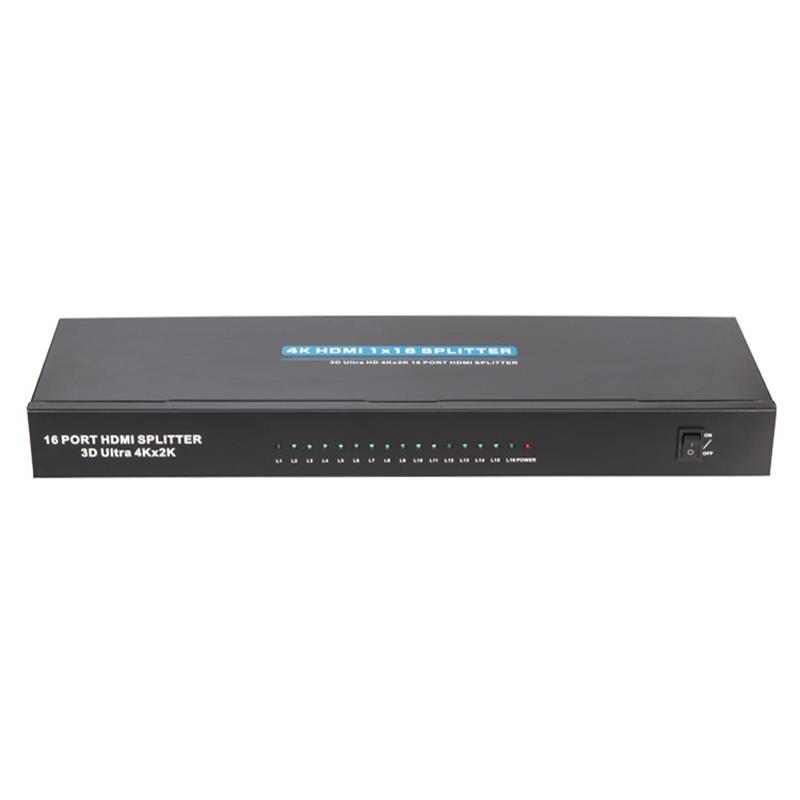 4K 16ポートHDMI 1x16スプリッターサポート3D Ultra HD 4Kx2K \/ 30Hz