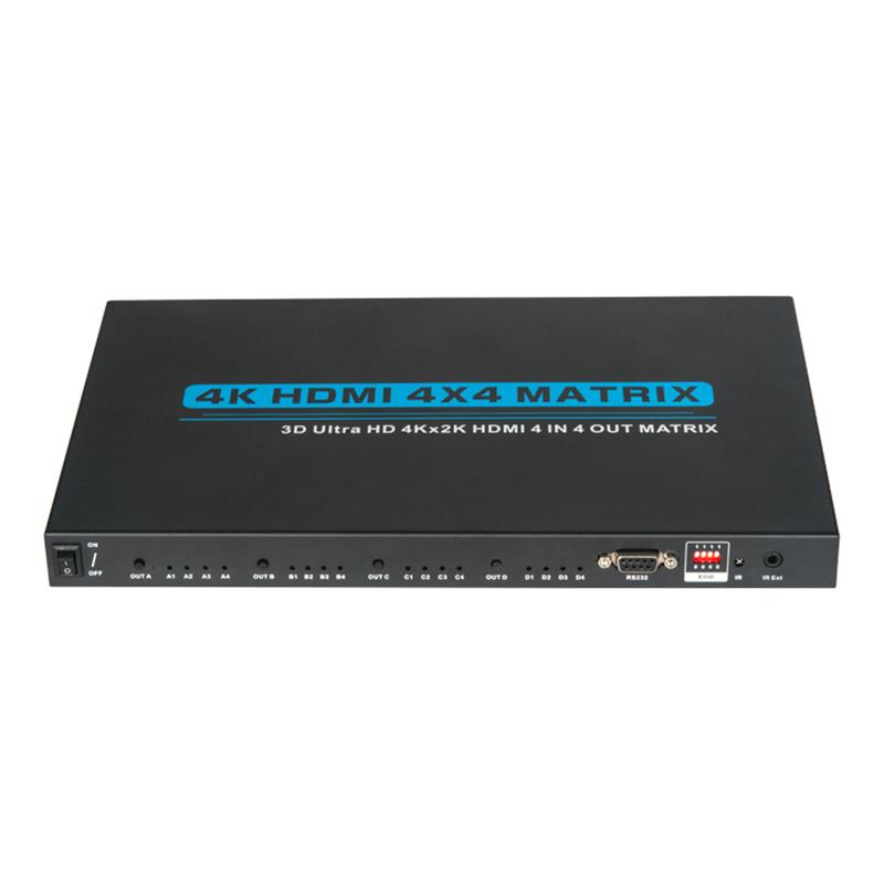 V1.4 4K \/ 30Hz HDMI 4x4マトリックスとEDIDサポート3D Ultra HD 4Kx2K