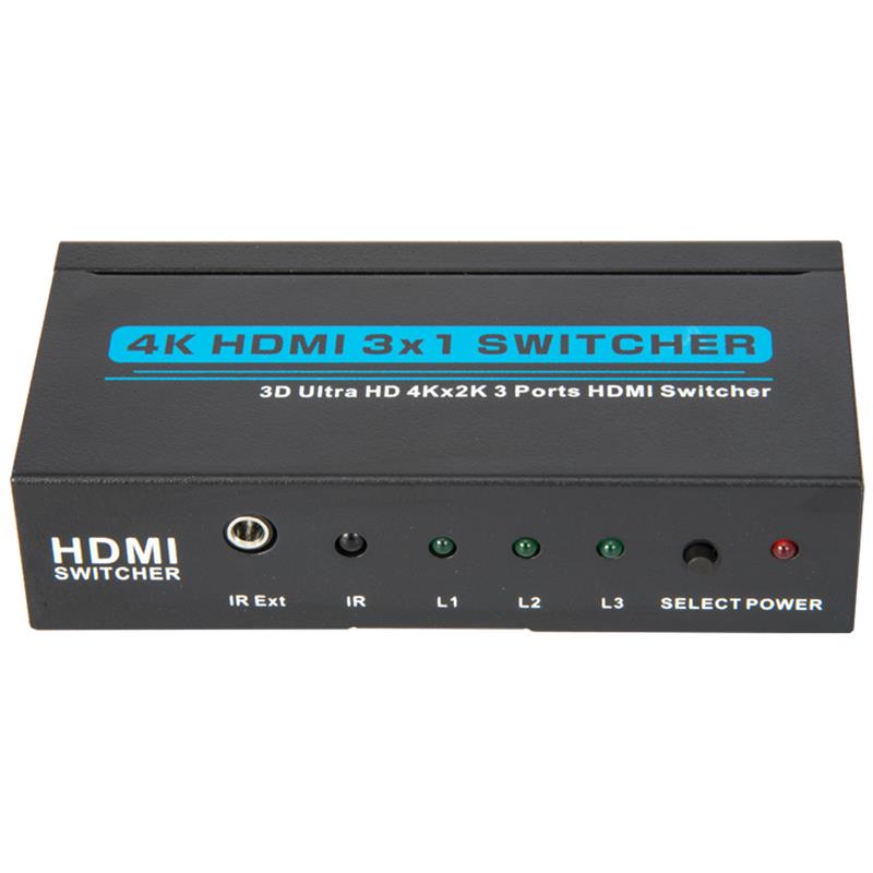 V 1.4 4 K/30 Hz HDMI 3 x 1スイッチャは3 Dスーパーハイビジョン4 K*2 K/30 Hz対応です。