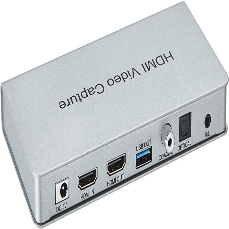 USB 3.0 HDMIビデオキャプチャ、HDMIループアウト、同軸、光オーディオ